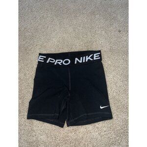 Nike Pro Womens Black Compression Shorts Size S